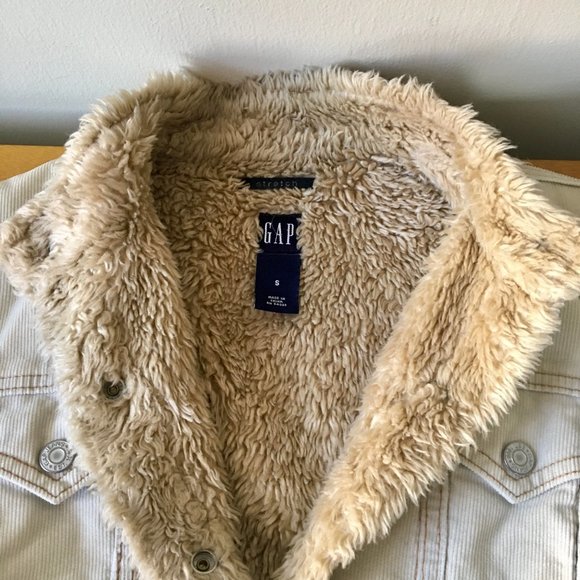 Corduroy lined jacket - Picture 3 of 7